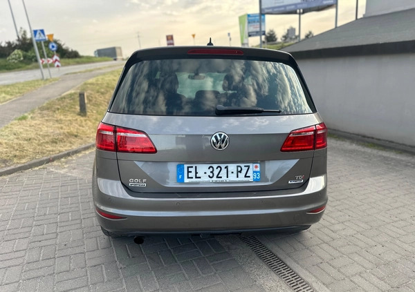 Volkswagen Golf Sportsvan cena 34700 przebieg: 254940, rok produkcji 2017 z Leszno małe 277